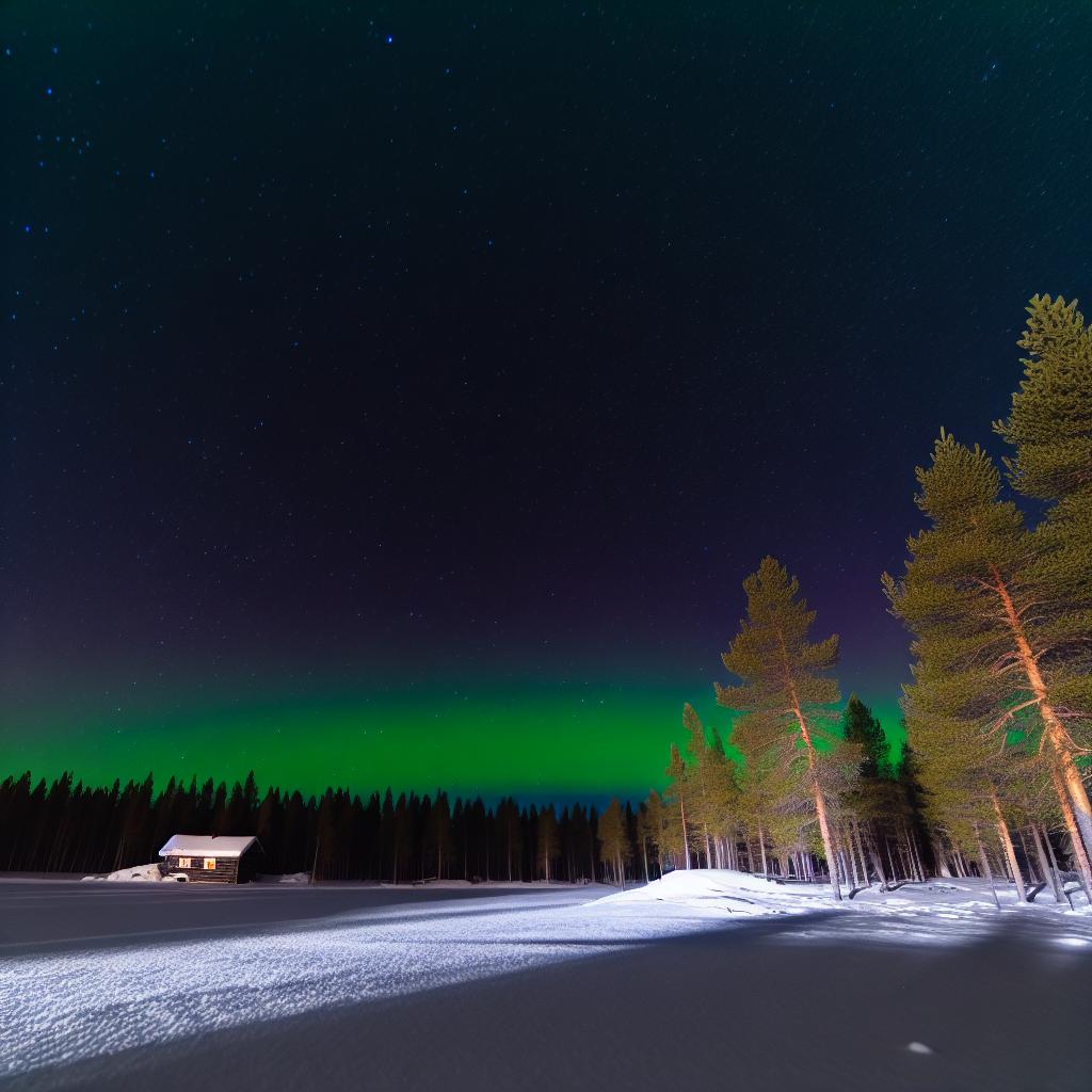 Bästa platserna för norrsken i Sverige