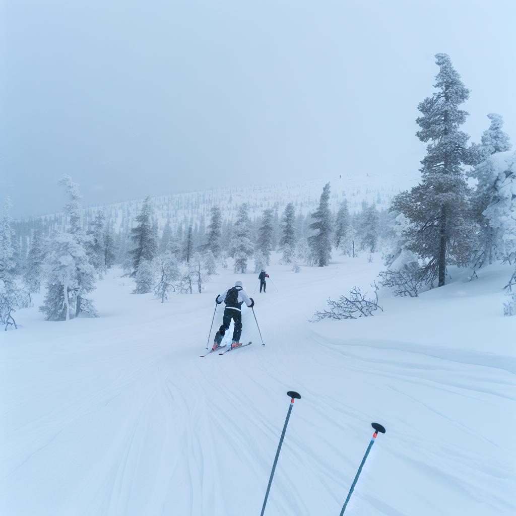 Snösäker skidåkning i Sveriges nationalparker