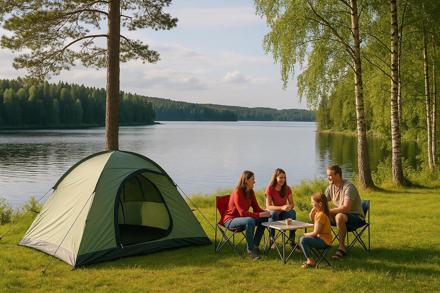 Hitta familjevänliga tältplatser i Sverige