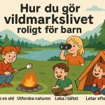 Hur du gör vildmarkslivet roligt för barn