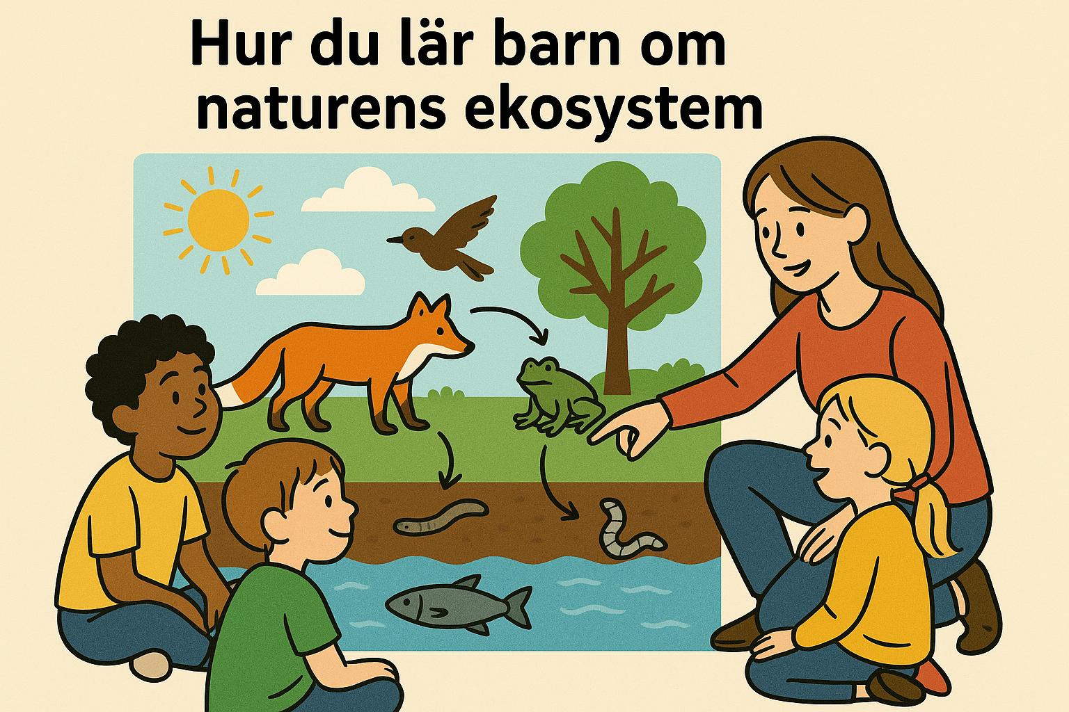 Hur du lär barn om naturens ekosystem