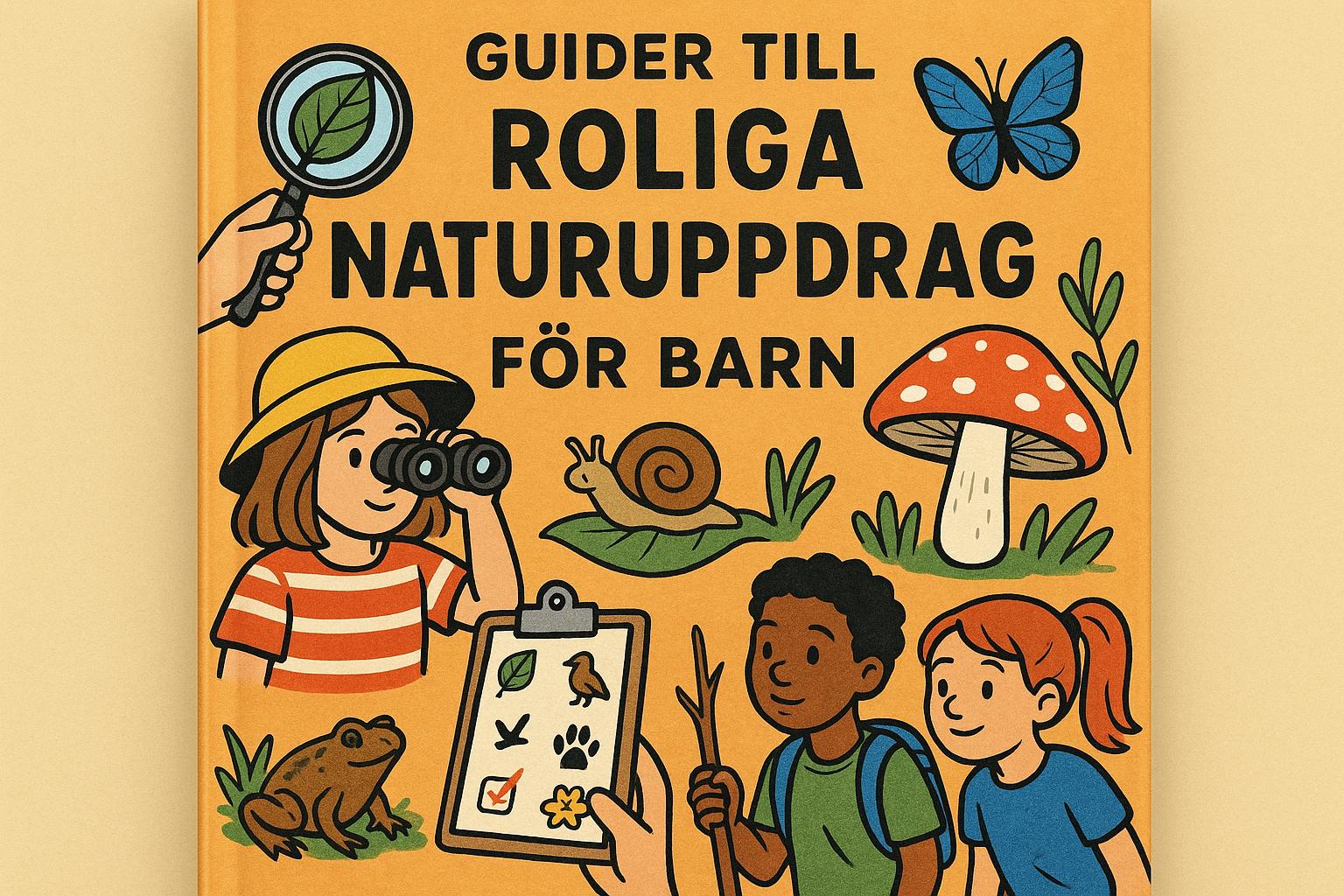 Guider till roliga naturuppdrag för barn