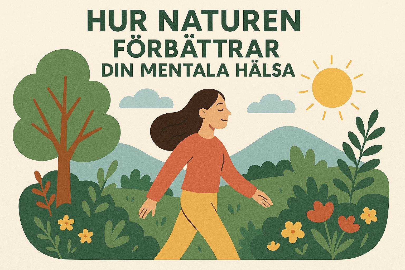 Hur naturen förbättrar din mentala hälsa