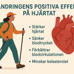 Vandringens positiva effekter på hjärtat