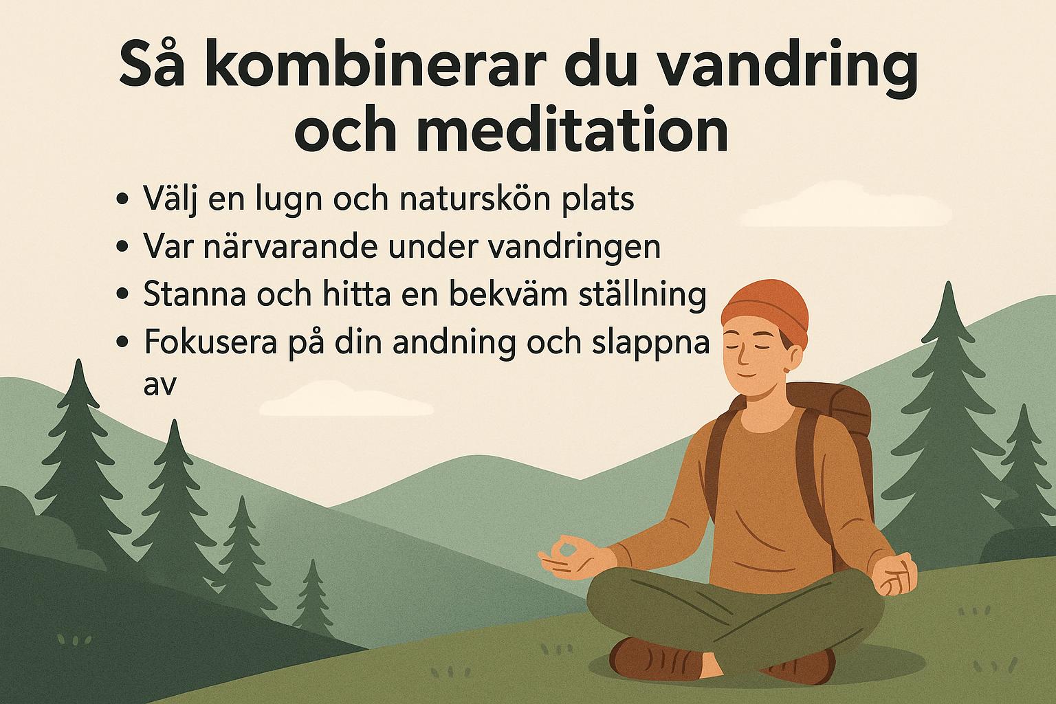 Så kombinerar du vandring och meditation
