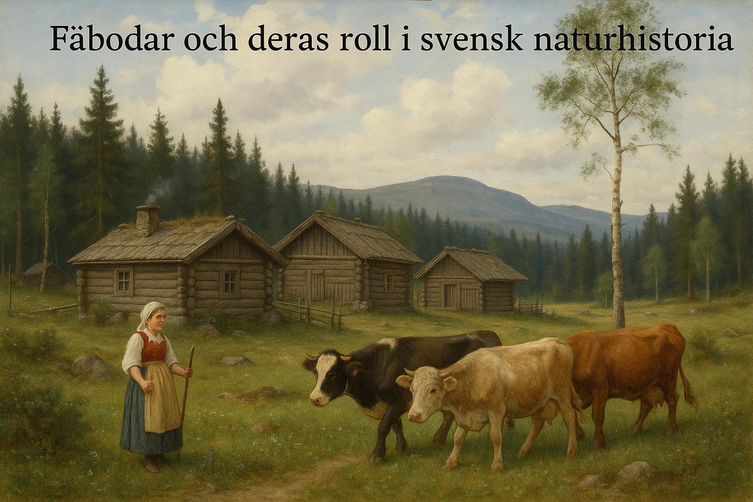 Fäbodar och deras roll i svensk naturhistoria