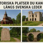 Historiska platser du kan besöka längs svenska leder