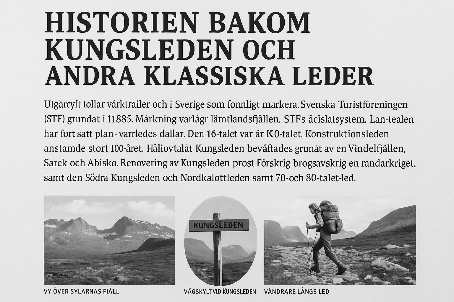 Historien bakom Kungsleden och andra klassiska leder