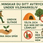Så minskar du ditt avtryck under vildmarksliv