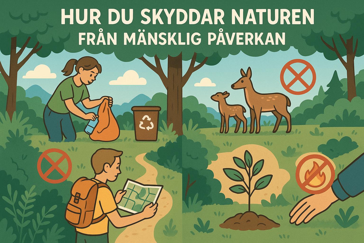 Hur du skyddar naturen från mänsklig påverkan