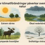 Hur klimatförändringar påverkar svensk natur
