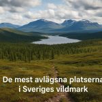 De mest avlägsna platserna i Sveriges vildmark