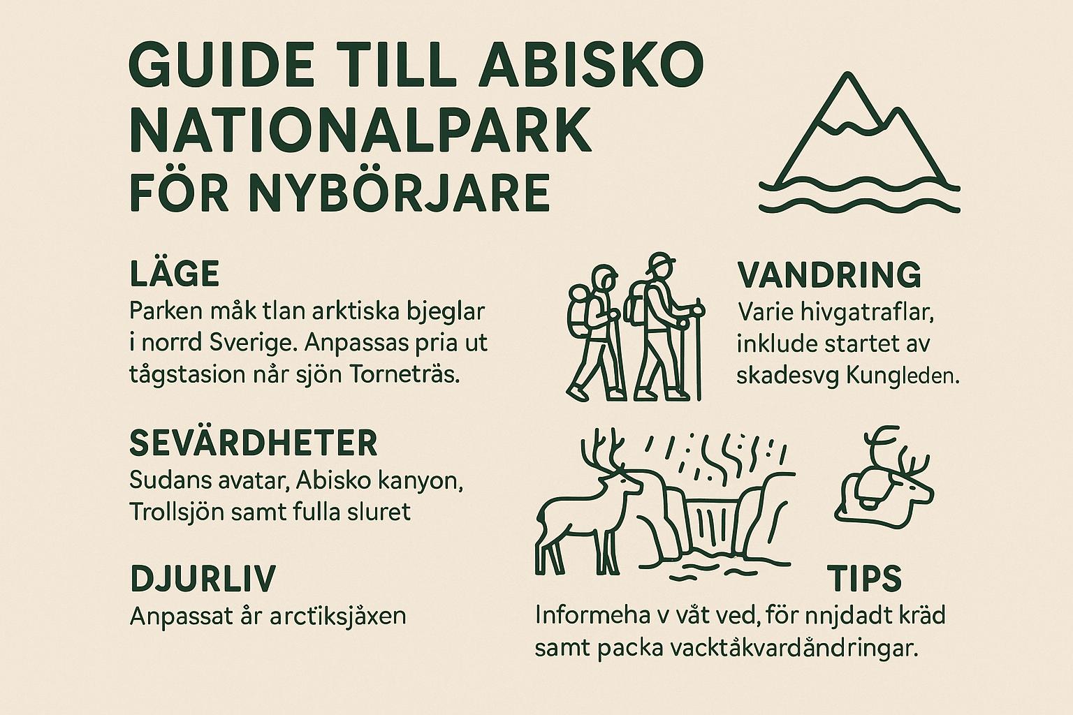 Guide till Abisko nationalpark för nybörjare
