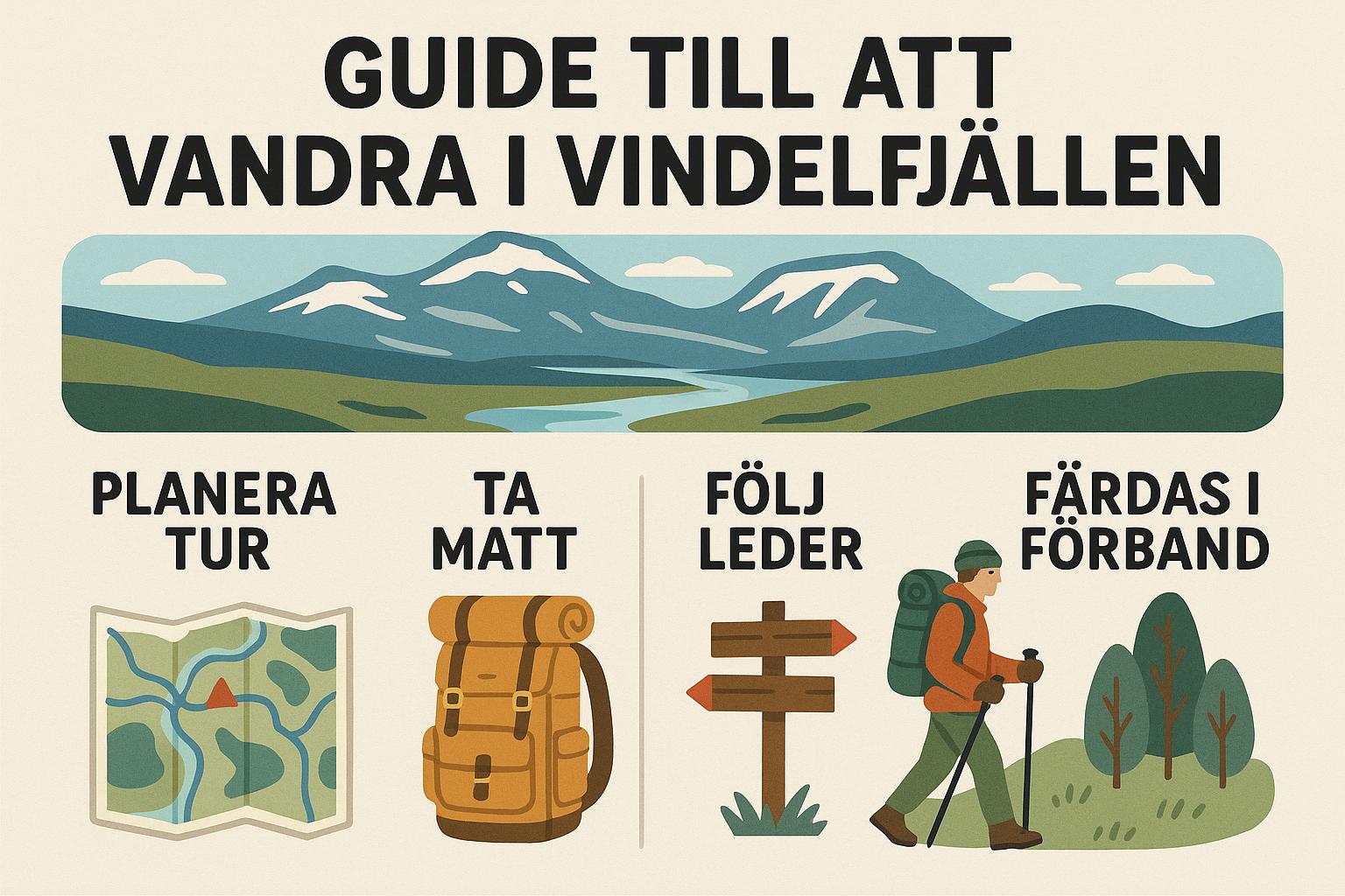 Guide till att vandra i Vindelfjällen