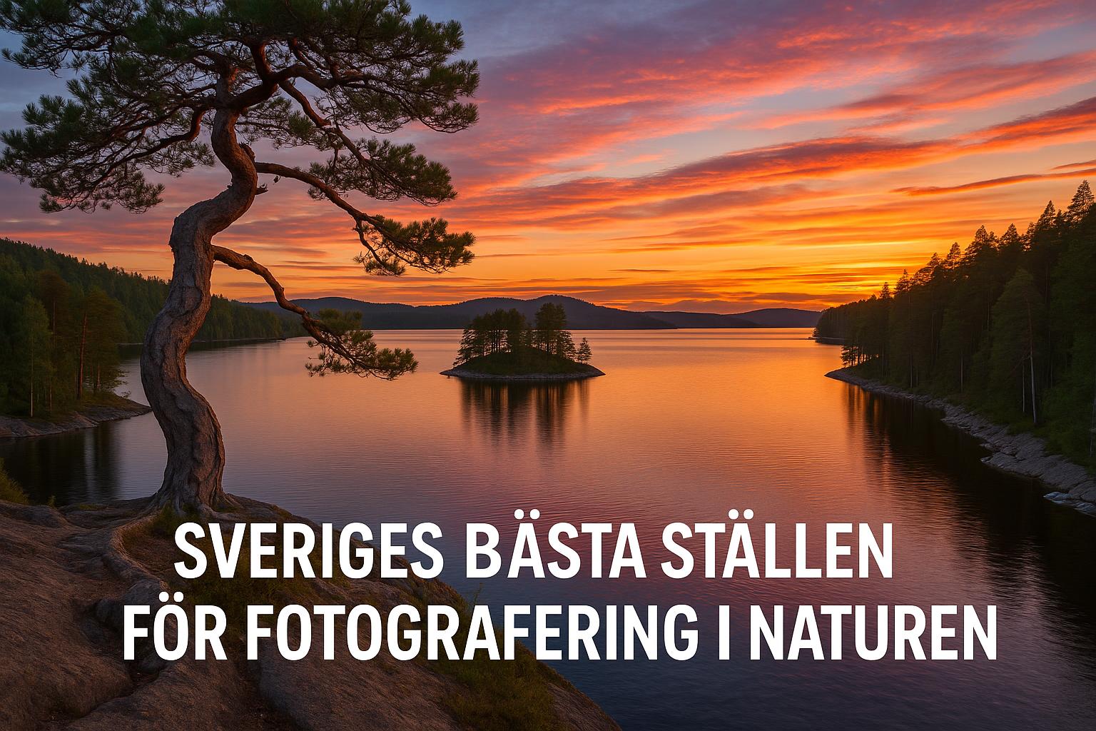 Sveriges bästa ställen för fotografering i naturen